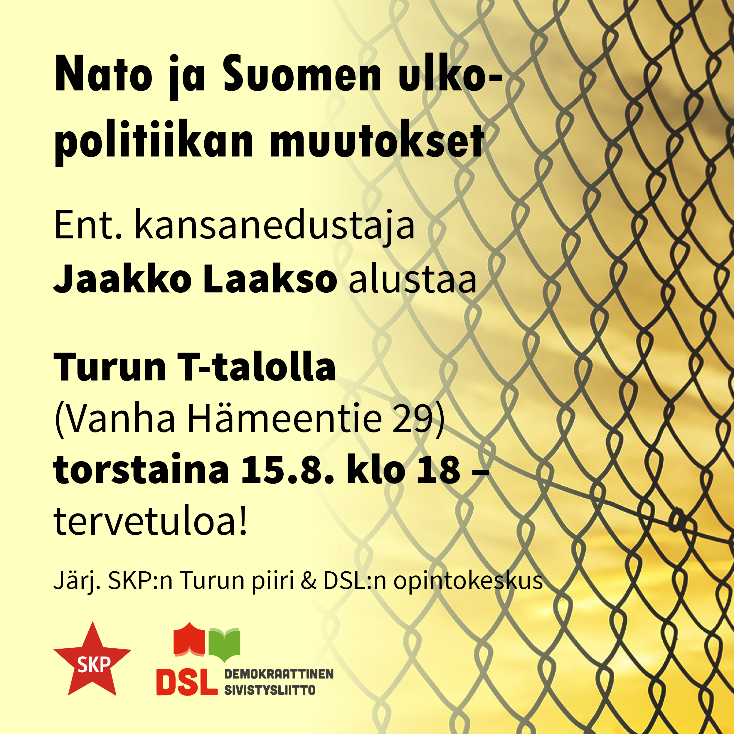 Tapahtuma Nato ja Suomen ulkopolitiikan muutokset