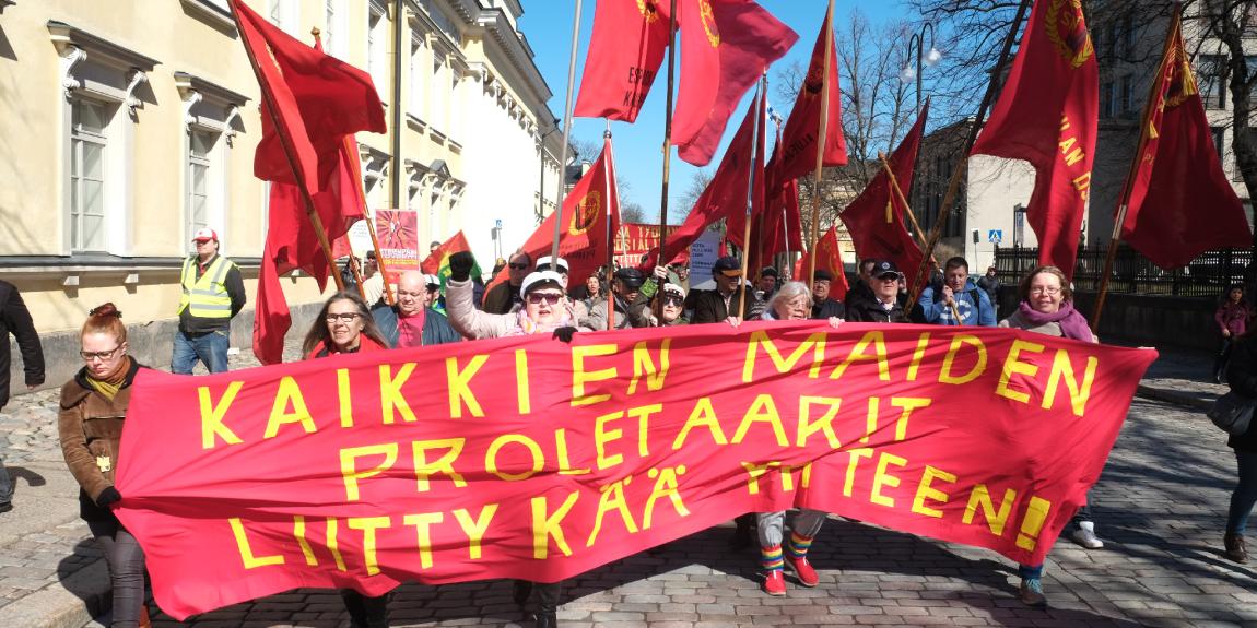 vappu marssi proletariaatti työväenliike mielenosoitus kommunismi