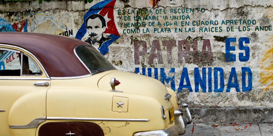 Kansallissankari Jose Martín kuviin törmää kaikkialla Kuubassa. 