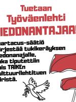 Tuetaa työväenlehti Tiedonantajaa