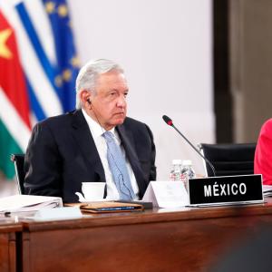 Andrés Manuel López Obrador voitti vuoden 2018 presidentinvaalit, ja hänestä tuli 1. joulukuuta 2018 Meksikon presidentti. Kuva: Presidencia Peru Flickr