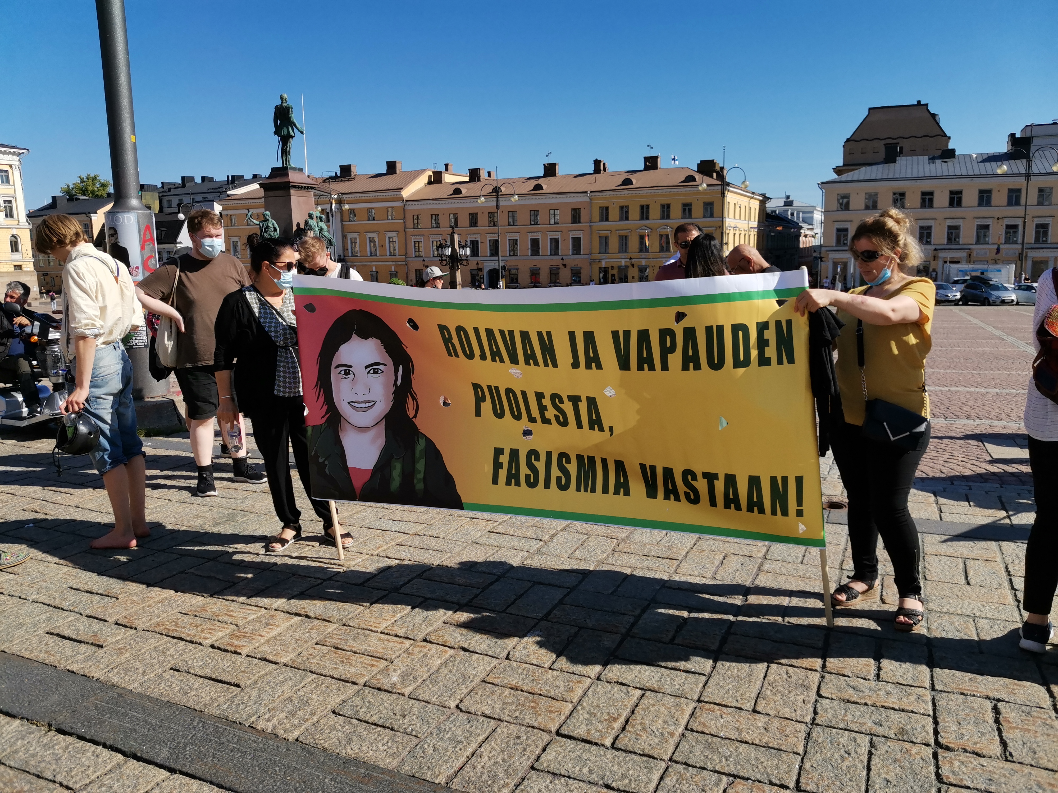 Turkki ulos Kurdistanista mielenosoitus Helsinki 3.7.2021 kuva 4 Jiri Mäntysalo