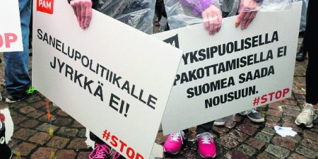 äänityöttömälle STOP aktiivimalli kommunismi kommunistit