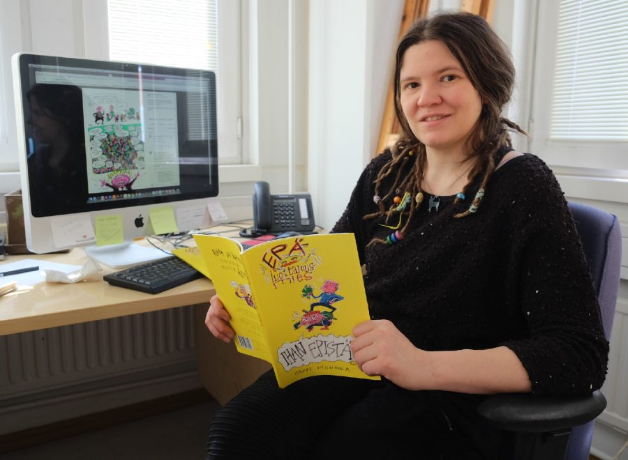 Outi Mentula sarjakuva Epäluottamusmies