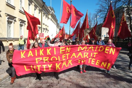 vappu marssi proletariaatti työväenliike mielenosoitus kommunismi