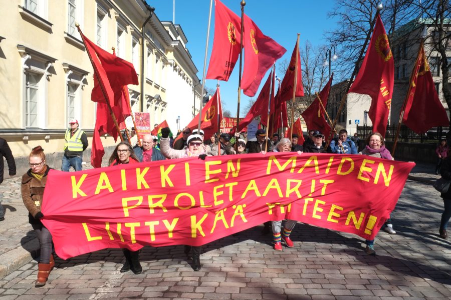 vappu marssi proletariaatti työväenliike mielenosoitus kommunismi