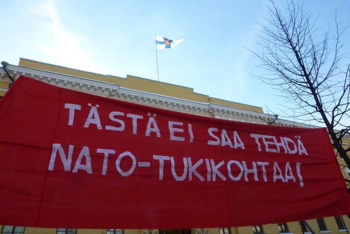 Ei Nato tukikohtaa kuva Toivo Koivisto