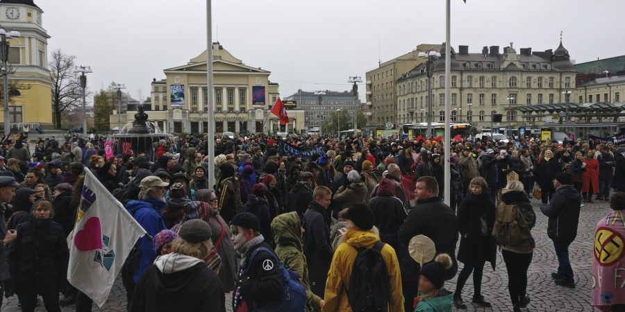 Tampere antirasismi antifasismi ilmannatseja Keskustori