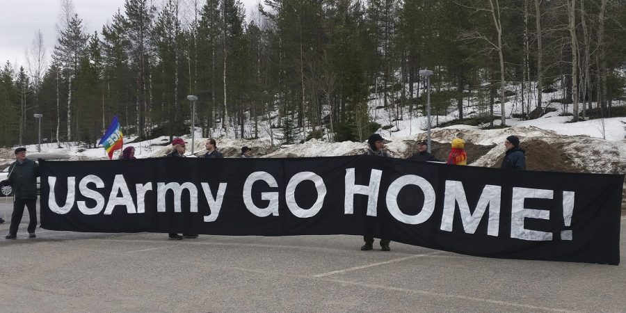USA amr go home Rovaniemi 2017 kuva Petra Packalén