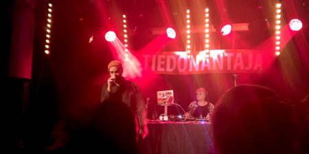 MC Kajo Tiedonantaja-festivaali Tampere 2017 kuva Petra Packalén