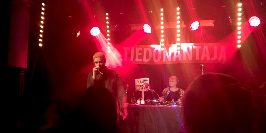MC Kajo Tiedonantaja-festivaali Tampere 2017 kuva Petra Packalén