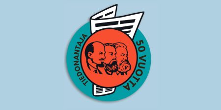 Tiedonantaja juhlamerkki 50 vuotta