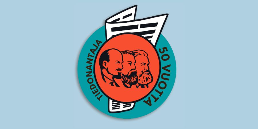 Tiedonantaja juhlamerkki 50 vuotta