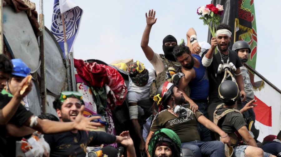 Irakissa on osoitettu mieltä hallintoa vastaan