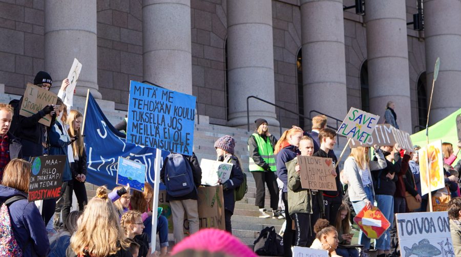 Koululaiset ja nuoret ilmastolakossa vuonna 2019 kuva Allianssi
