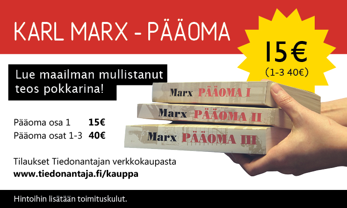 Marx Pääoma mainoskuva 2020