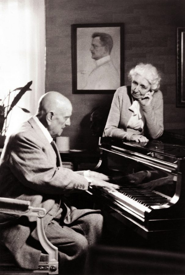 Jean Sibelius ja Aino Sibelius.
