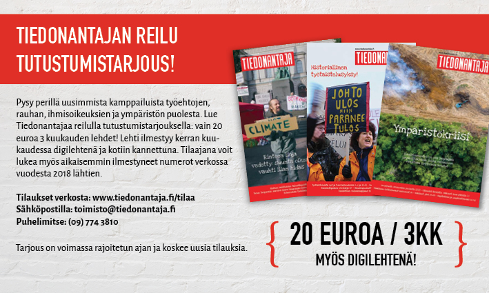 Tiedonantaja tutustumistarjous 2020