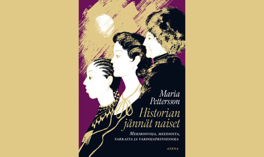 Historian jännät naiset -kirjan kansi.