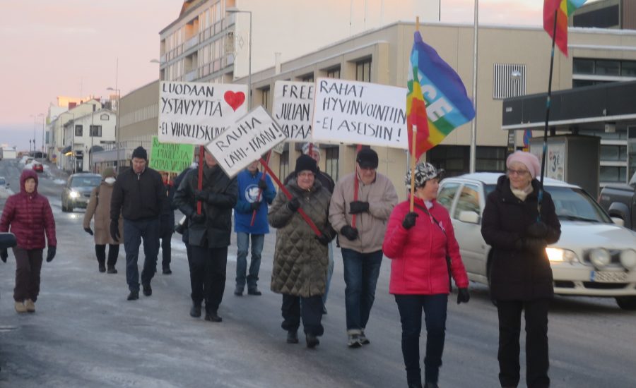 Rauhanmarssi Kemissä 24.10.2020