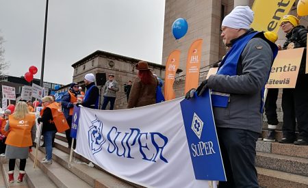 SuPer mielenosoitus varhaiskasvatus työntekijät