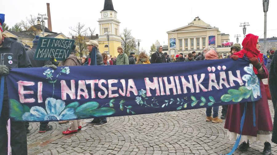 Mielenosoitus Tampereella