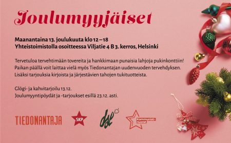 Joulumyyjäiset 2021