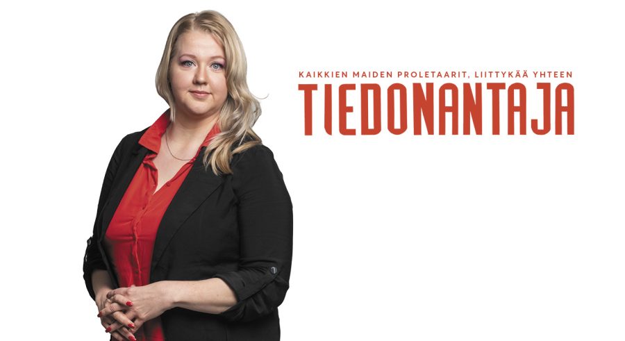 Petra Packalén pääkirjoitus Tiedonantaja
