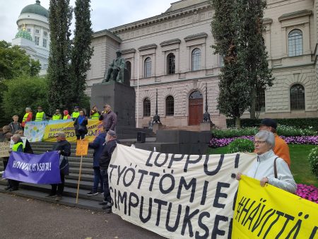 Mielenosoitus budjettiriihi 31.8.2022