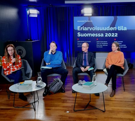 Julkaisutilaisuus Eriarvoisuuden tila suomessa 2022 kuva Marko Korvela