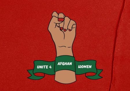 Unite 4 Afgan women banderolli