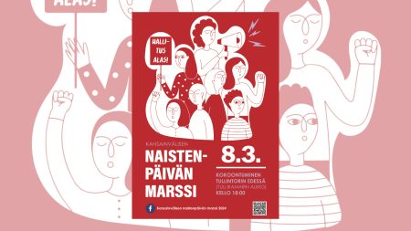 Naistenpäivän marssi Tampere 2024