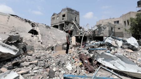 Gazaa Israelin iskujen jäljiltä