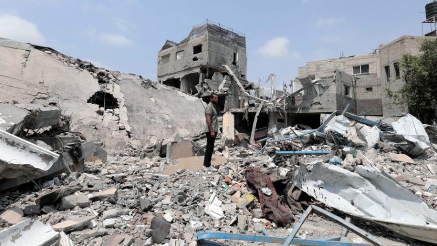 Gazaa Israelin iskujen jäljiltä
