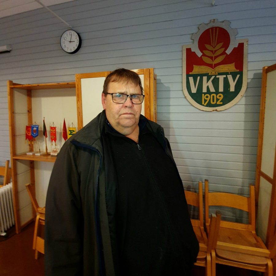 Juha Haukka on toiminut Vesikansan työväenyhdistyksen puheenjohtajana kaksi vuotta.