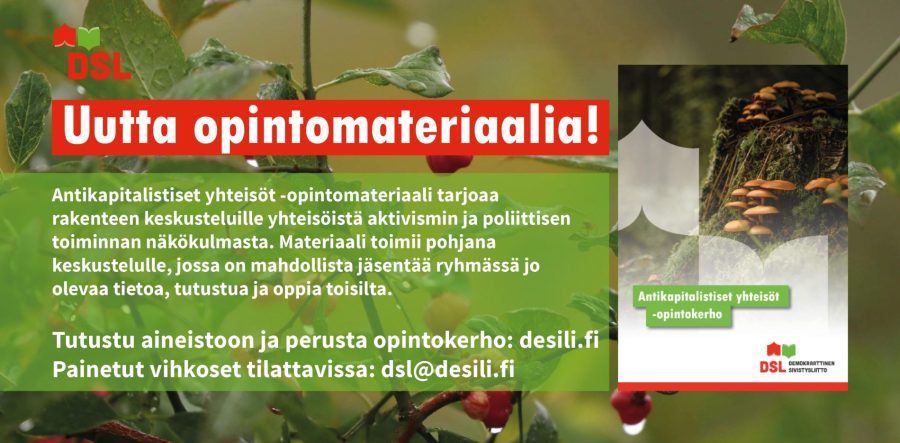 Ilmoitus Antikapitalistiset yhteisöt TA 09 2025 2