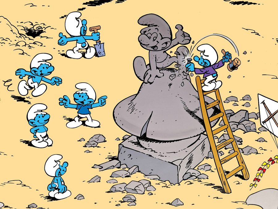 Seinämaalaus Brysselin keskustassa. Kuva Haggis MacHaggis, CCO 1.0.