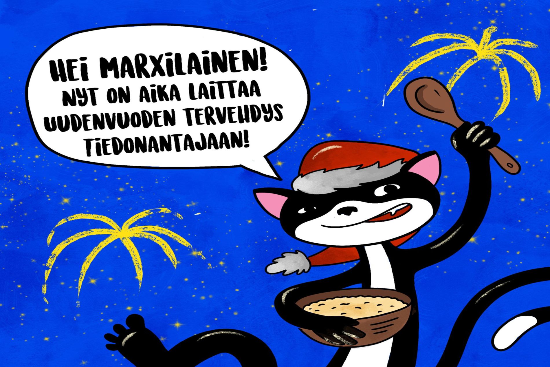 tiedonantaja uv tervehdys pirskatti stretched