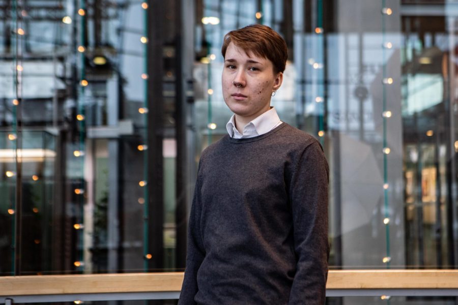 Elina Liekkisen mukaan opiskelijoilla on oikeus laadukkaaseen koulutuksee. Kuva SAMOK