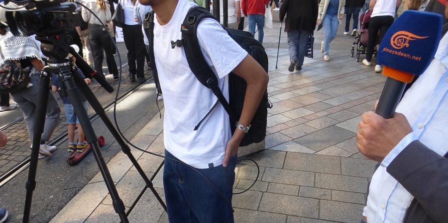 Mohammad Faraj on raportoinut miehityksistä, siviilien asemasta ja kansainvälisestä politiikasta. Kuva MHM55 CCO 4.0