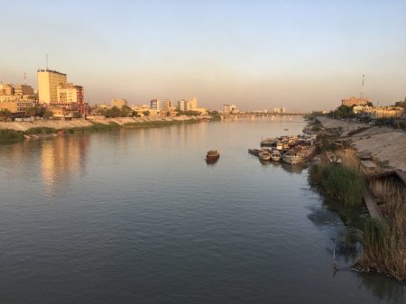 Sunset in Baghdad, Iraq