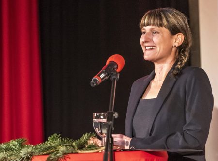 Gabi Fechtner Heiko Grupp Rote Fahne