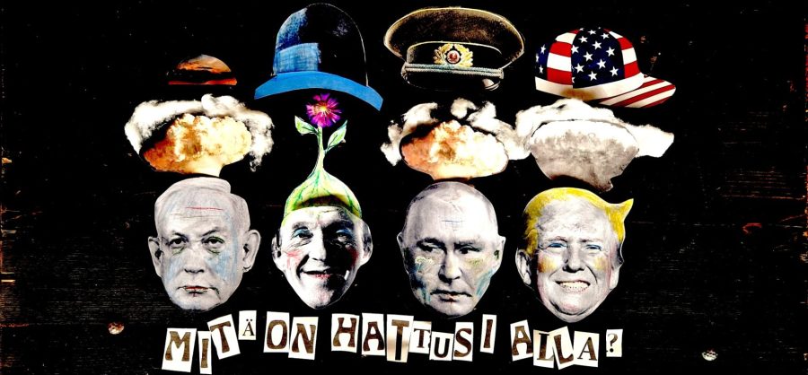 Ydinasepelote pyrkii normalisoimaan massiivisen väkivallan. Kuva Elviira Davidow