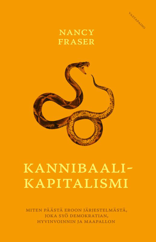 Kannibaalikapitalismi-kirjan kansi