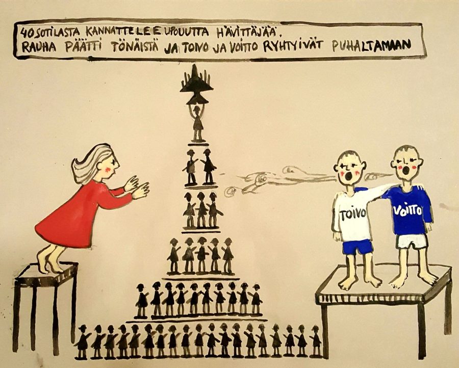 maalaus ja kuva Elviira Davidow