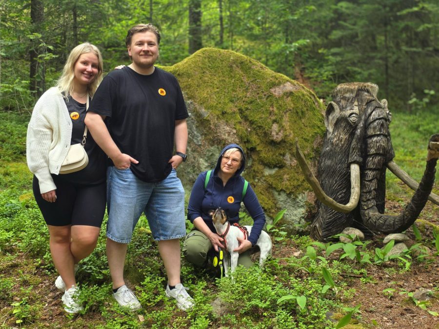 Mustila Iina Huhtamäki, Ruurik Rantalainen,Nonna Vanhalakka, Duffy koira kuva JP (Juha Pekka) Väisänen 2026