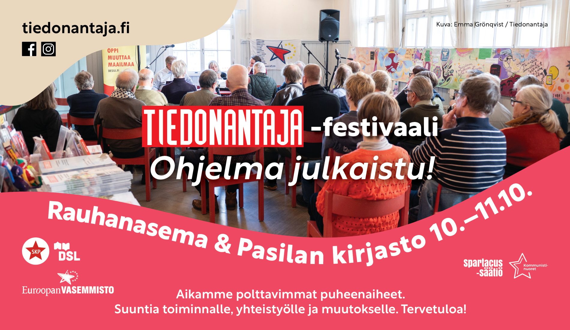 TA fest 2026 Ohjelma julkaistu banneri