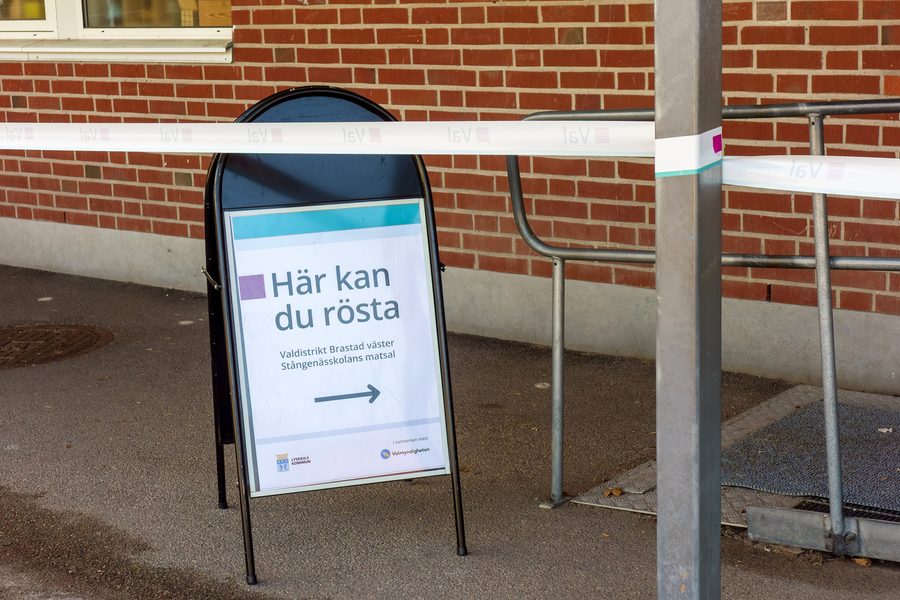 Sign for the Swedish general election 2026, W.carter CC BY4.0